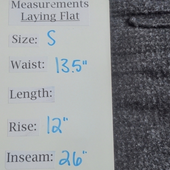 awhile Stitch Fix Dark Gray Black Kaela Waffle Knit Lounge Pants size Small - Picture 9 of 9